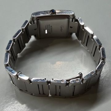 Cartier Tank Francaise W51002Q3 2302 Steel Silver dial 28x32mm Quartz