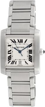 Cartier Tank Francaise 2302 Stainless Steel Silver dial 32mm Automatic watch Cartier Tank Francaise 32mm 2302 Mens Watch Collection