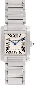 Cartier Tank Francaise in stainless steel Cartier Tank Francaise 32mm 2485 Mens Watch Collection