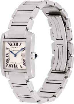 Cartier Tank Francaise in stainless steel