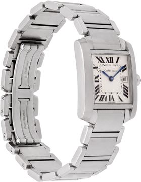 Cartier Tank Francaise in stainless steel