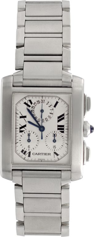 Used Cartier Tank Francaise 2303 Stainless Steel 35mm Quartz