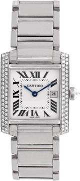 Cartier Tank Francaise " Double row of diamonds" 25mm 2491