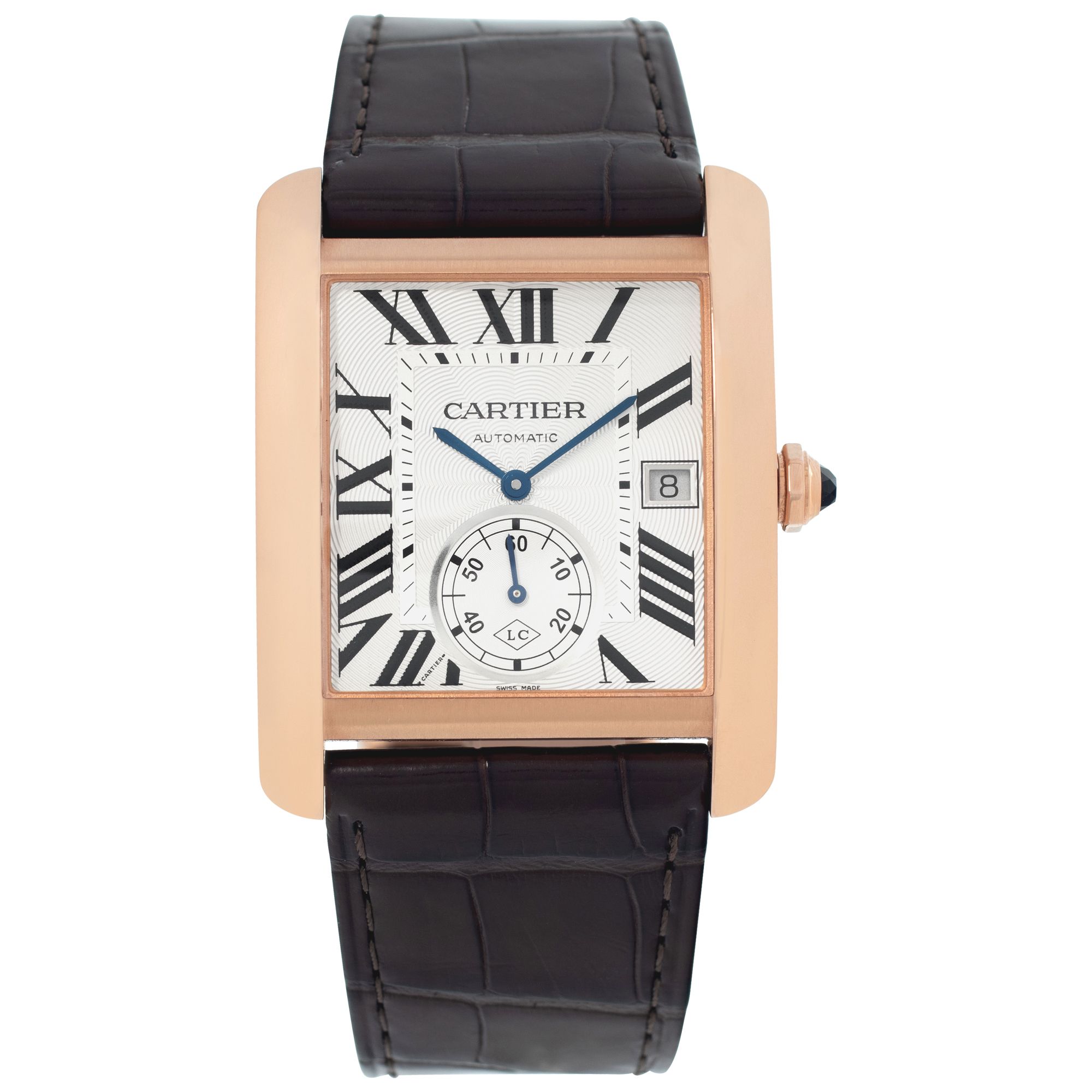 Used Cartier Tank MC w5330001 18k rose gold 35mm auto | Gray & Sons