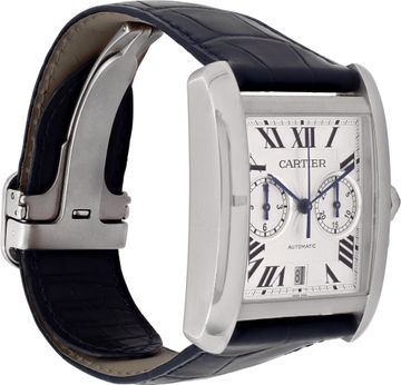 Cartier Tank MC in stainless steel