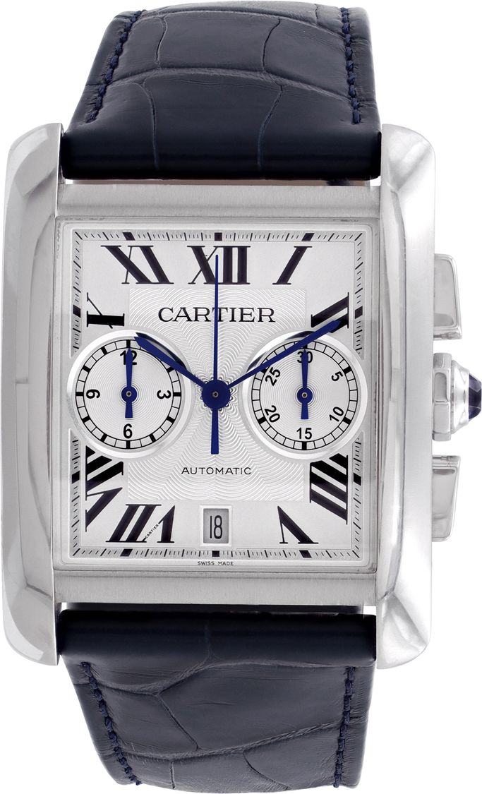 Used Cartier Tank MC w5330007 Stainless Steel 43mm auto | Gray & Sons