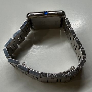 Cartier Tank Solo W5200013 3170 Steel Silver dial 24x31mm Quartz