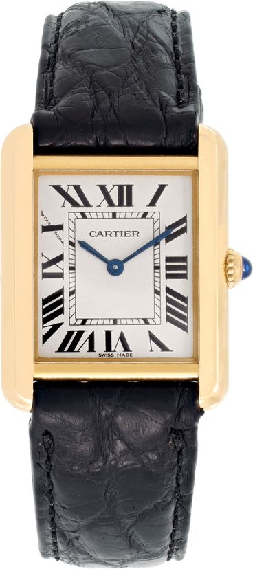 Used Cartier Tank Solo 3168 18k steel 31mm Quartz watch