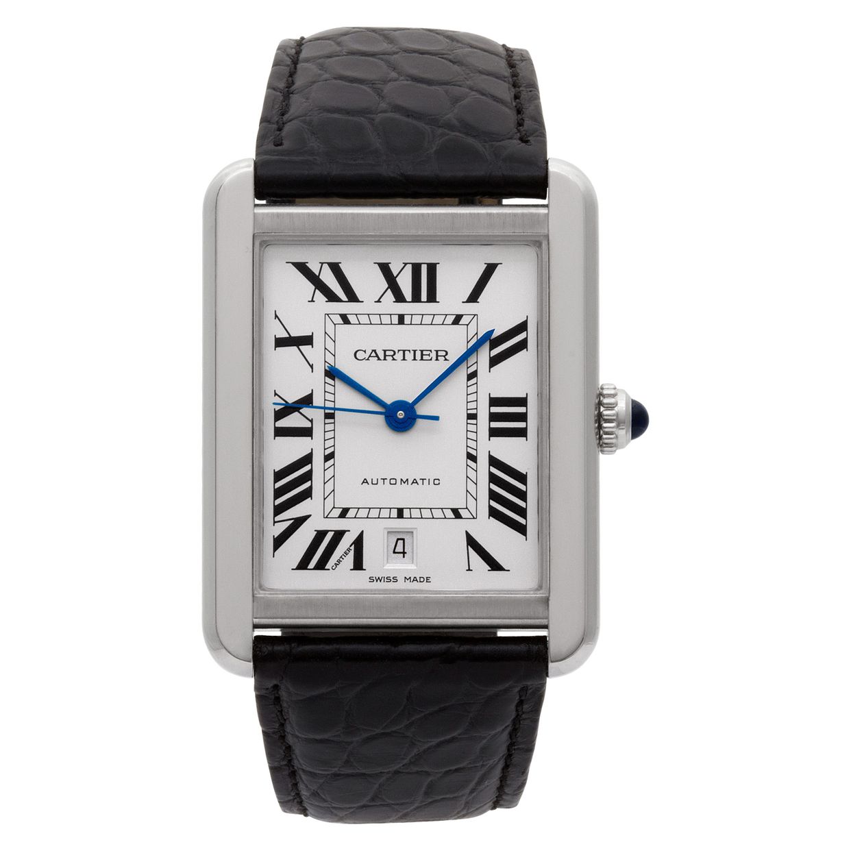Cartier TANK SOLO LM WATCH タンク ソロ ウォッチ Used Cartier Tank Solo W5200027 stainless steel 41mm auto