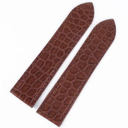 Cartier 別注 カーフストラップ 20/18mm タバコブラウン cartier_tank_solo_brown_alliga