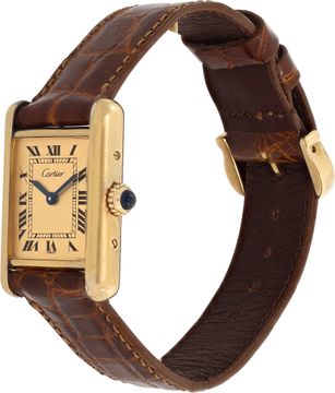 Cartier Tank 08591 Vermeil 28mm Quartz watch