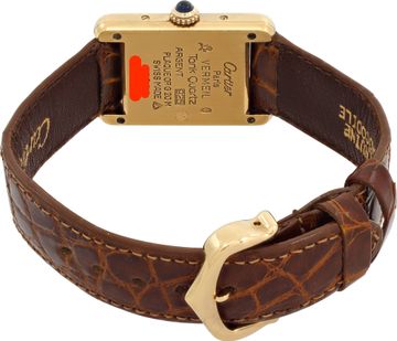 Cartier Tank 08591 Vermeil 28mm Quartz watch
