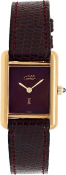 Cartier Tank Vermeil 21mm 3 66001 Mens Watch Collection