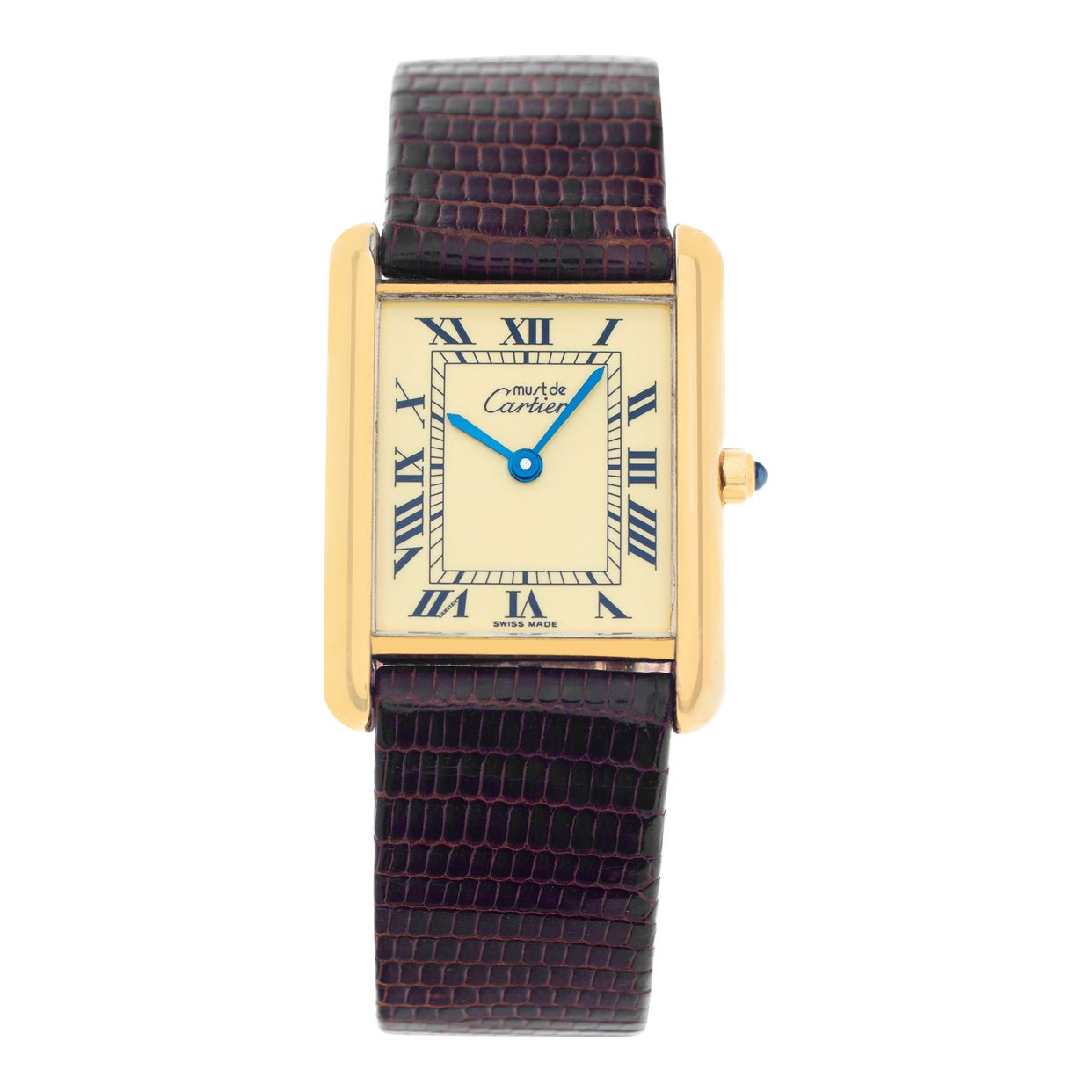Used Cartier Tank Vermeil 6 81006 vermeil 24.7mm Quartz watc