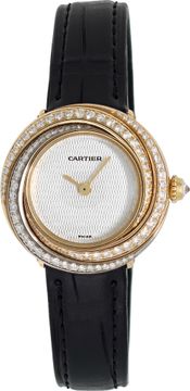 Cartier Trinity 18k Rose, White and Yellow Gold With a White Dial Cartier Trinity 27mm 2357 Ladies Watch Collection
