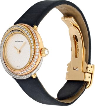 Cartier Trinity 18k Rose, White and Yellow Gold With a White Dial