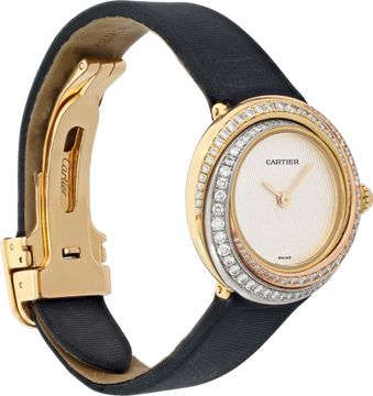 Cartier Trinity 18k Rose, White and Yellow Gold With a White Dial
