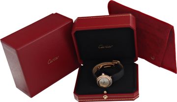 Cartier Trinity 18k Rose, White and Yellow Gold With a White Dial