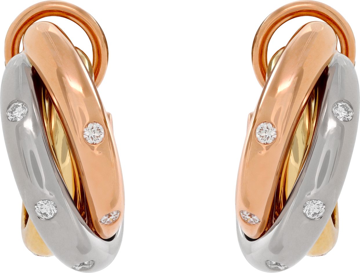 Cartier トリニティ ダイヤモンド5石　TRINITY 5DIAMONDS Trinity ring, classic model, 5 diamonds