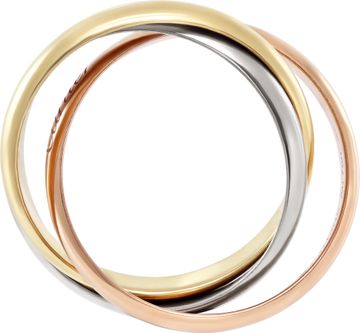 Cartier Trinity ring in 18k yellow, white and rose gold