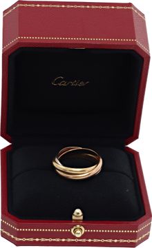 Cartier Trinity ring in 18k yellow, white and rose gold