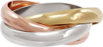 Cartier Trinity ring in 18k yellow, white and rose gold