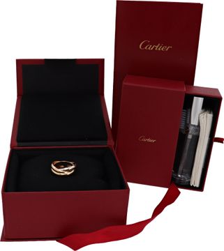 Cartier Trinity ring in 18k yellow, white and rose gold