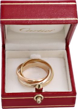 Cartier Trinity ring in 18k yellow, white and rose gold