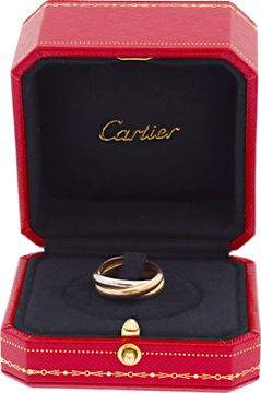 Cartier Trinity Tri Color Ring size 6.25