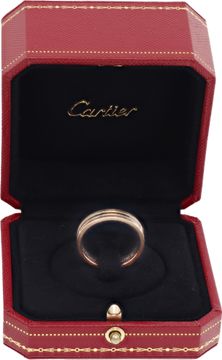 Cartier Vendome Louis ring 18k yellow gold, white gold and rose gold