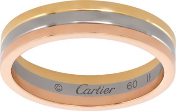 Cartier Vendome Louis ring in 18k yellow,white, and rose gold Ring Collection