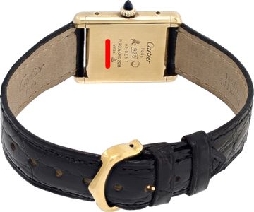 Cartier Vermeil xxx Sterling Silver Gold dial 23mm Manual watch