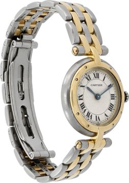 Cartier VLC 166920 18k & steel 24mm Quartz watch