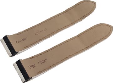 Cartier white alligator strap (20mm x 18mm)