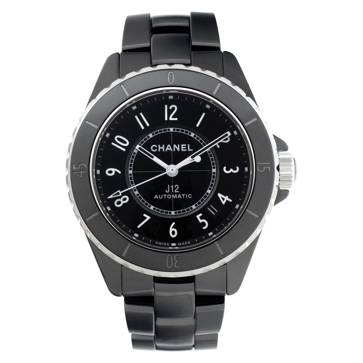 Used Chanel J12 H5697 ceramic 38mm auto watch | Gray & Sons Jewelers