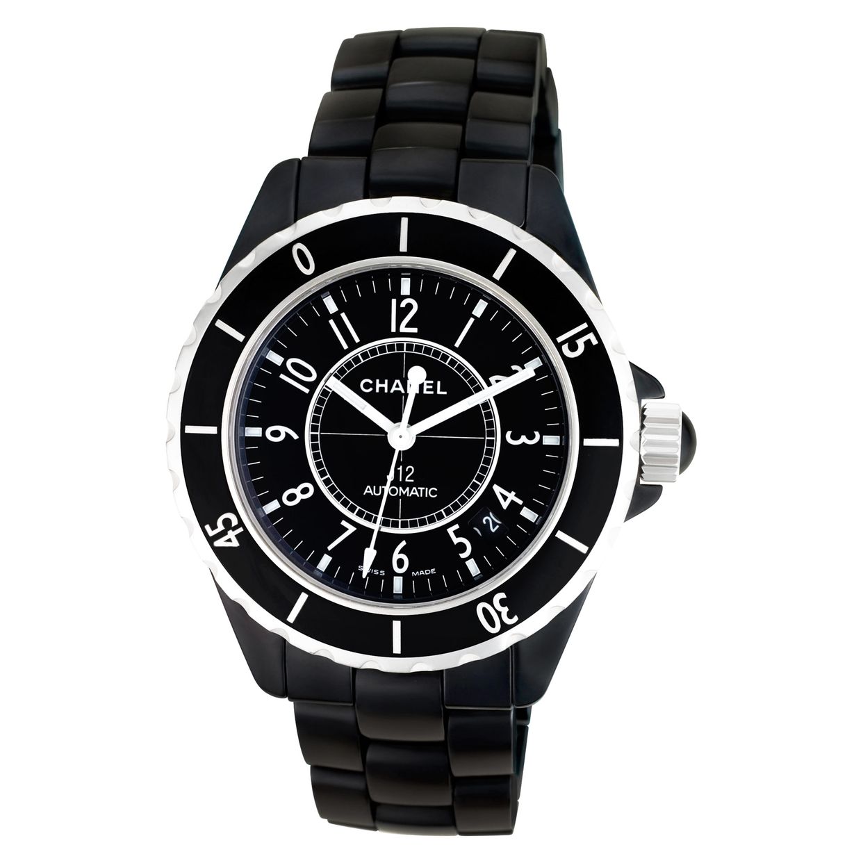Used Chanel J12 H2980 ceramic 39mm auto watch | Gray & Sons Jewelers