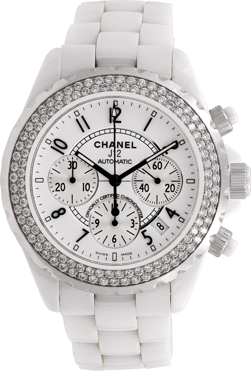Used Chanel J12 H1008 Ceramic 41mm auto watch | Gray & Sons Jewelers