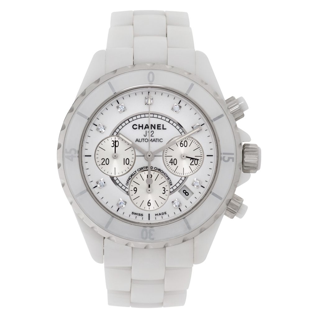 Pre-owned Chanel J12 H2009 ceramic 41mm auto watch | Gray & Sons