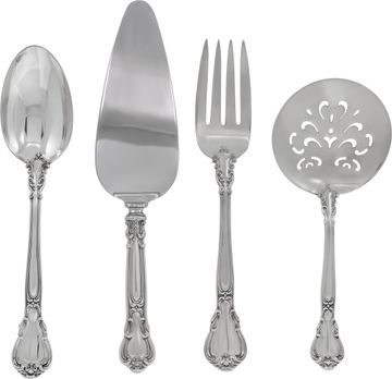 CHANTILLY sterling silver flatware set patented in 1895 by Gorham- TOTAL165 PIECES-