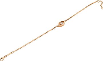 Chopard evil eye bracelet in 18k rose gold with a diamond