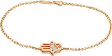 Chopard Hamsa hand bracelet in 18k rose gold with a diamond Bracelet Collection