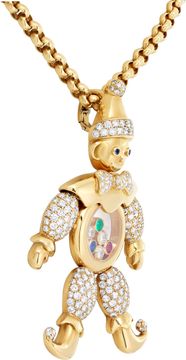 Chopard Happy Clown Pendant with diamonds in 18k