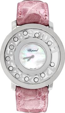 Chopard Happy Diamond 207233 18k White Gold Mother Of Pearl dial 36mm Quartz wat