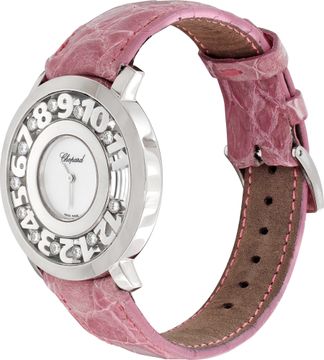 Chopard Happy Diamond 207233 18k White Gold Mother Of Pearl dial 36mm Quartz wat
