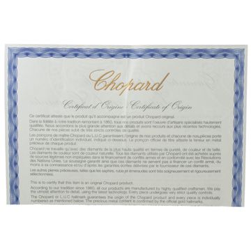 Chopard Happy Diamond 207233 18k White Gold Mother Of Pearl dial 36mm Quartz wat