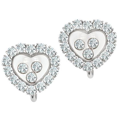 Chopard Happy Diamonds heart earrings S510940 | Gray & Sons