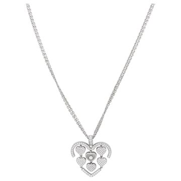 Chopard Happy Diamonds pendant necklace in 18k white gold Necklace Collection
