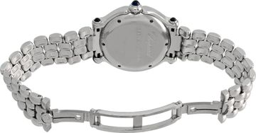 Chopard Happy sports in stainless steel with 7 floating diamonds