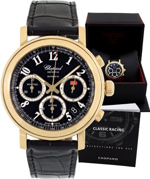 Chopard Mille Miglia 1612500001 18k Yellow Gold Black dial 39mm Automatic watch Chopard Mille Miglia 39mm 16125-0001 Mens Watch Collection