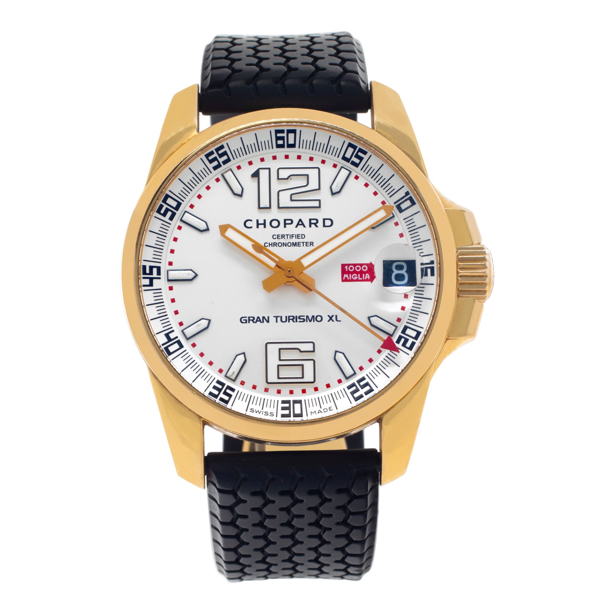 Used Chopard Mille Miglia 16/1266 18k rose gold 44mm auto wa